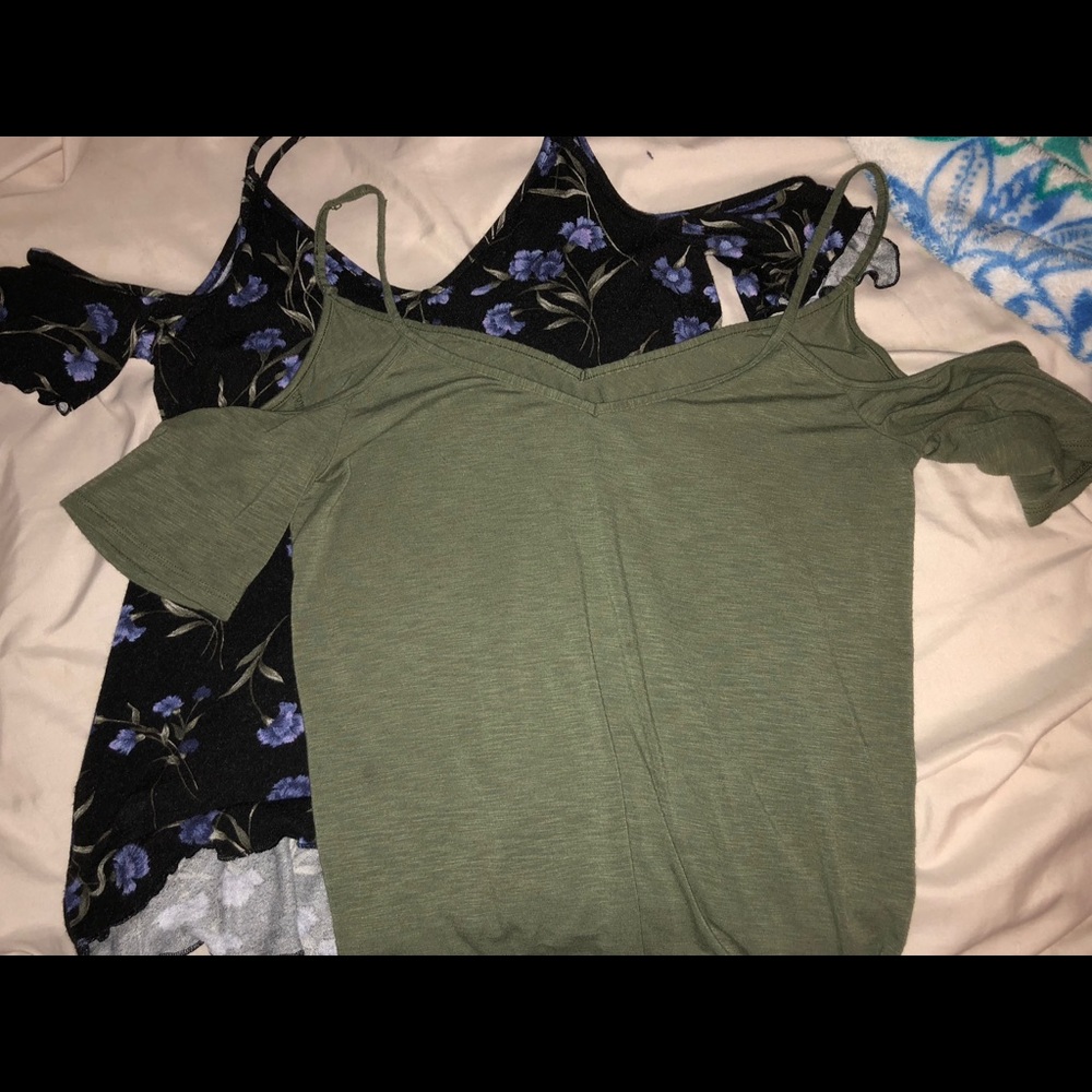 American Eagle/Aerie No Shoulder Shirts